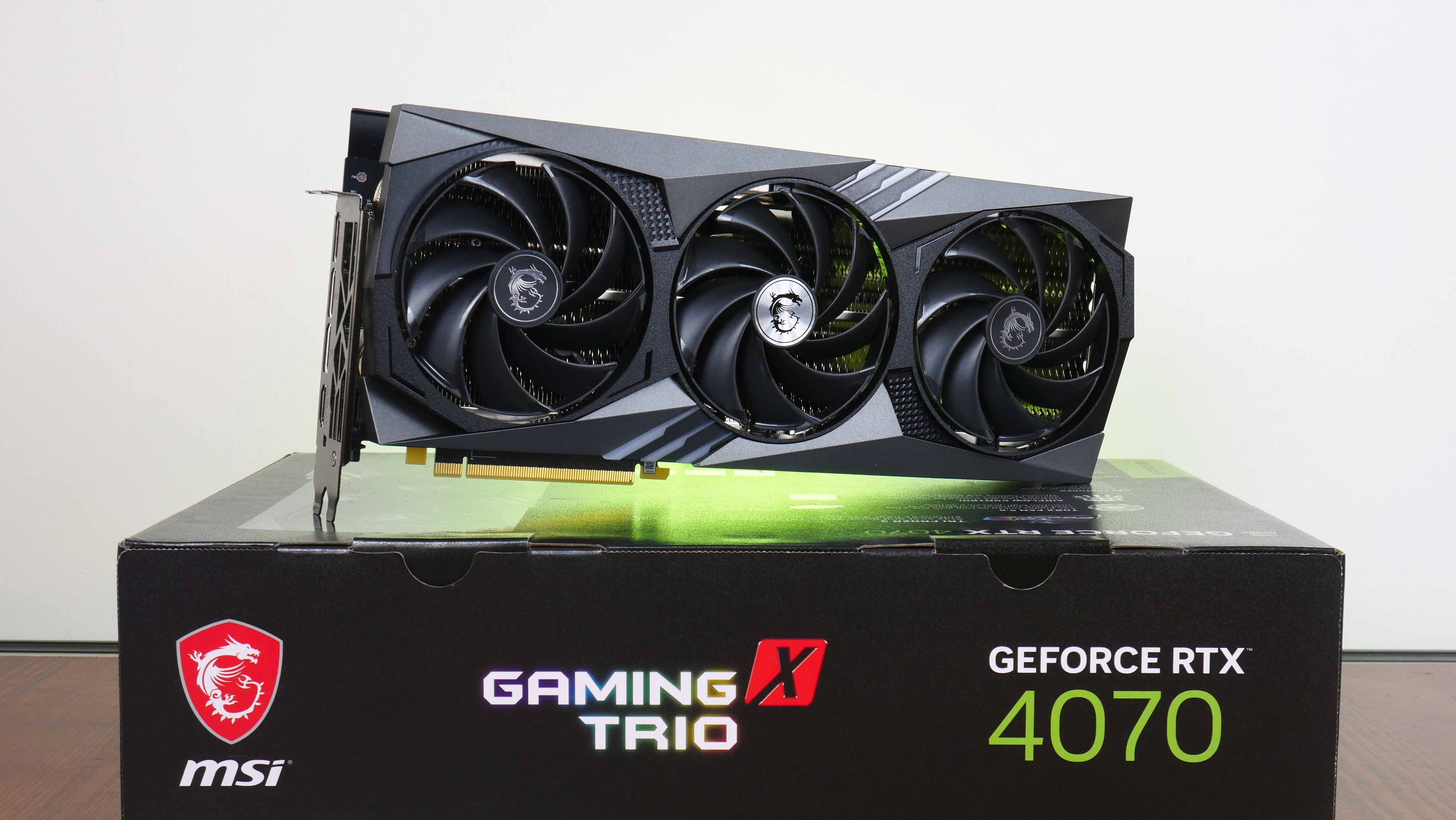 Review MSI GeForce RTX 4070 GAMING X TRIO 12G Graphics Card